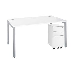 En_pack squadra bureau 120 blanc et caisson