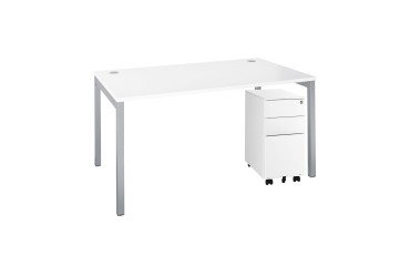 En_pack squadra bureau 120 blanc et caisson