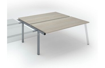 Pôle de 2 bureaux ECLA piètement métal - élément suivant