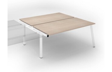 Conjunto de 2 mesas Ecla patas metal - elemento siguiente