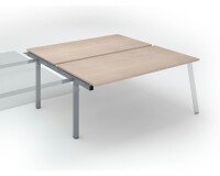 Doppelpol 2 Büro ECLA-Metallbeinstück - folgendes Element