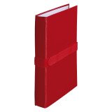Extendable folder without flap Exacompta with velcro back 12 cm red