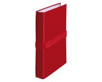 Extendable folder without flap Exacompta with velcro back 12 cm red