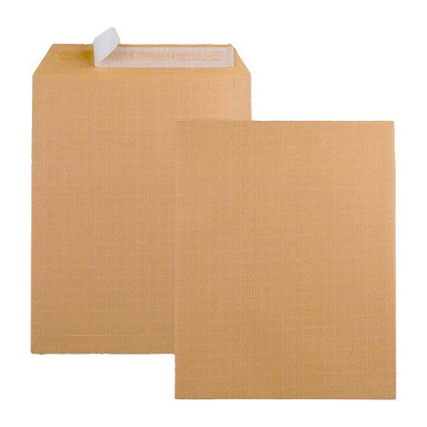 Administrative envelope reinforced brown kraft 260 x 330 mm 130 g - box of 10 