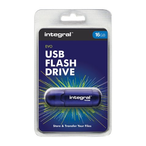 Clé USB Integral Evo 16 Go - bleue