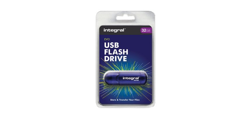 Clé USB Integral Evo 32 Go - bleue