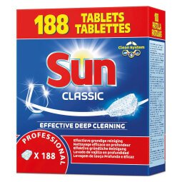 Tablettes lave-vaisselle Sun Classic - Boîte de 188