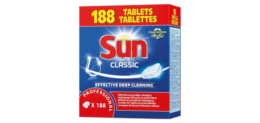 Tablettes Sun pour lave-vaisselle - Boîte de 188