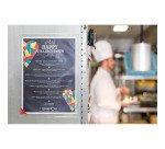 Pochette à coin Kang Tarifold A5 translucides - paquet de 5