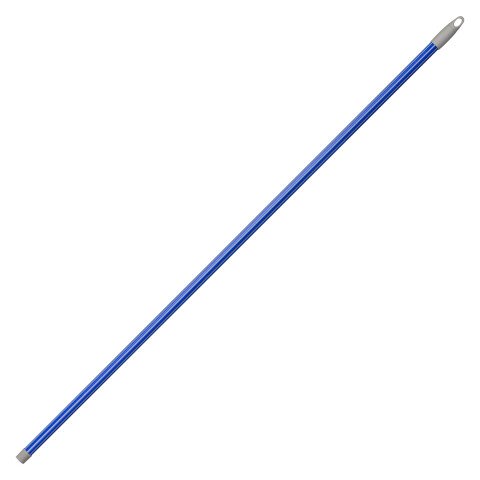 Palo metálico para escoba o fregona a tornillar 1m30 Ø 21 mm