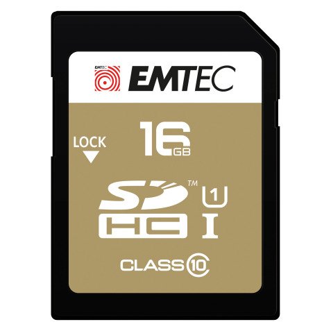 SDHC Memory Card Emtec Elite Gold 16GB - Class 10