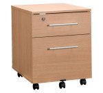 Caisson mobile bois 2 tiroirs - O-Line 2