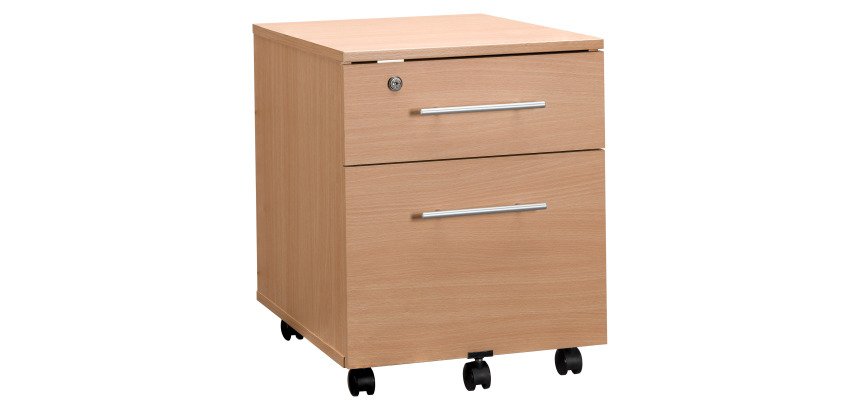 Caisson mobile bois 2 tiroirs - O-Line 2