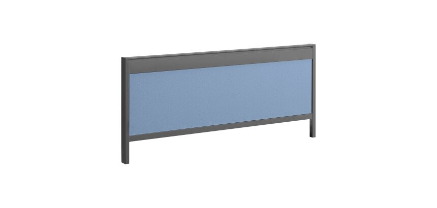 Panneau écran cadre anthracite L 120 cm pour bureaux Arch