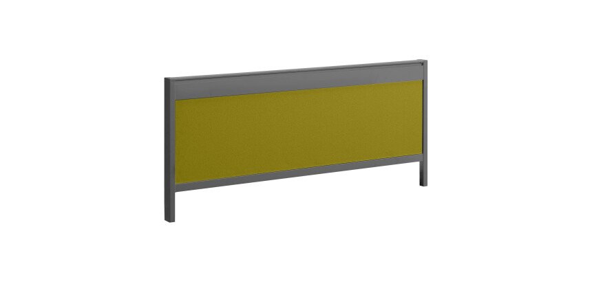 Panneau écran cadre anthracite L 120 cm pour bureaux Arch