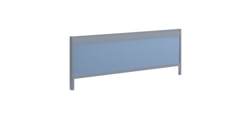 Panneau écran cadre couleur aluminium L 140 cm pour bureaux Arch
