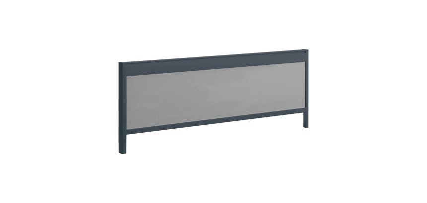 Panneau écran cadre anthracite L 140 cm pour bureaux Arch