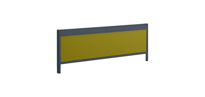 Panneau écran cadre anthracite L 140 cm pour bureaux Arch