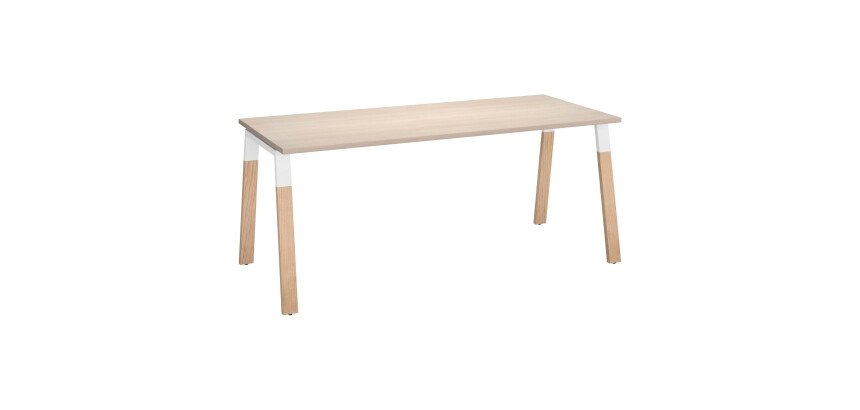 <strong>Office ECLA depth 80 cm metal and wood base</strong>