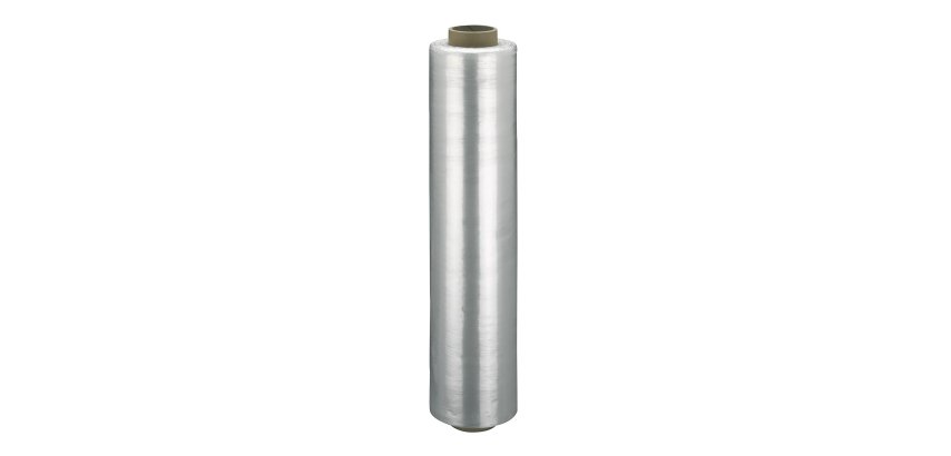 Film extensible manual para embalar 7,5 micras 45 cm x 300 m - Transparente