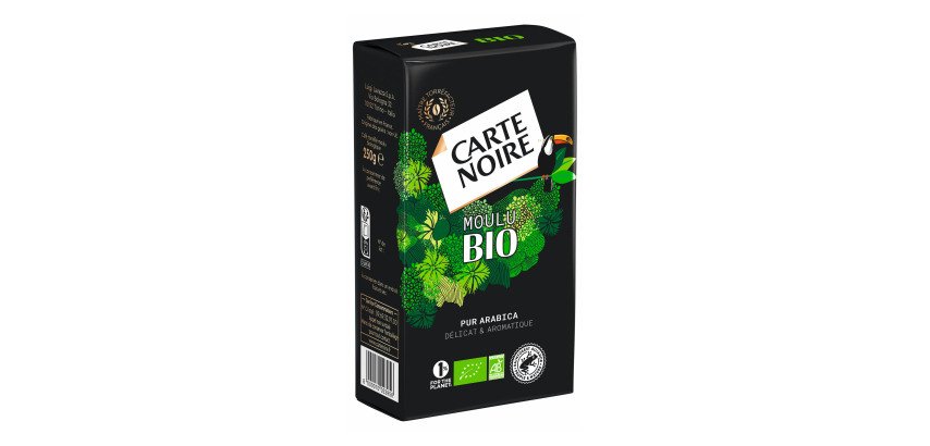 Café moulu Carte Noire Bio - Paquet de 250 g