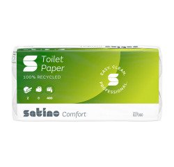 Papel higiénico de doble capa Satino Comfort - 48 rollos de 400 hojas