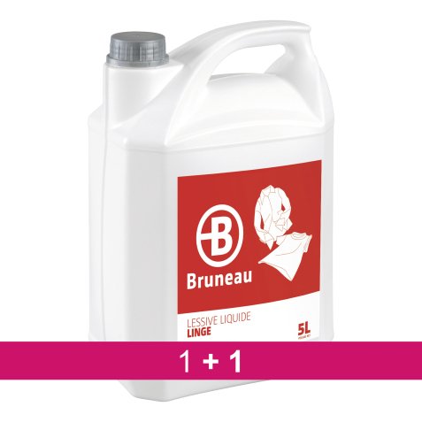 Pack 1 + 1 liquid laundry detergent - can of 5 liter