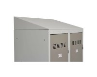 Sloped hat rack for Vinco cloakrooms
