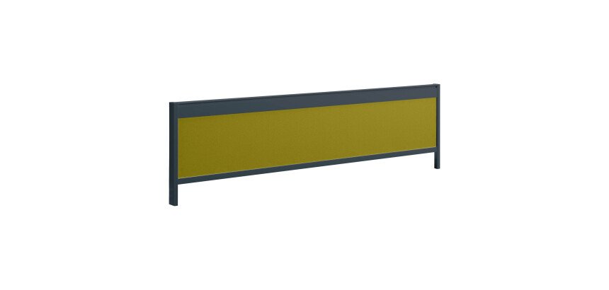 Panneau écran cadre anthracite L 180 cm pour bureaux Arch