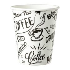 Disposable cup 'Graffiti' cardboard 23 cl - pack of 100
