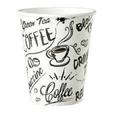 Disposable cup 'Graffiti' cardboard 18 cl - pack of 100