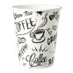 Disposable cup 'Graffiti' cardboard 18 cl - pack of 100