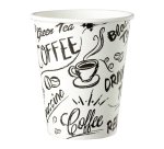 Gobelet en carton Graffiti Bruneau - 18 cl - Lot de 100