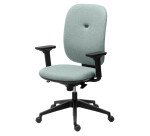 Silla de oficina Alia tejido con reposabrazos 1D