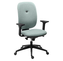 Silla de oficina Alia tejido con reposabrazos 1D
