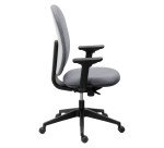 Silla de oficina Alia tejido con reposabrazos 1D
