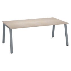 Scrivania direzionale Ecla gambe in metallo