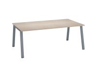 Scrivania direzionale Ecla gambe in metallo