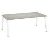 Office manager ECLA L 200 x D 100 cm metal base