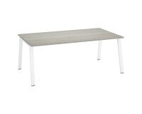 Scrivania direzionale Ecla gambe in metallo