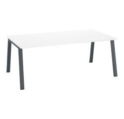 Scrivania direzionale Ecla gambe in metallo