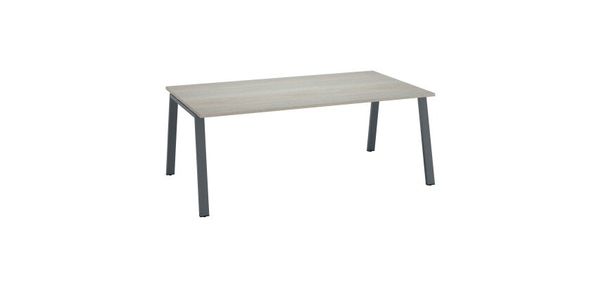 Bureau manager ECLA L 200 x P 100 cm piètement métal