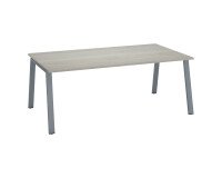 Scrivania direzionale Ecla gambe in metallo