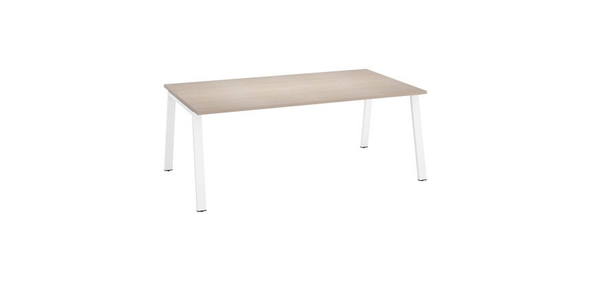 Bureau manager ECLA L 200 x P 100 cm piètement métal