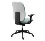 Chaise de bureau ALIA - dossier tissu - mécansime synchrone - avec ou sans accoudoirs - dossier réglable en hauteur