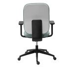 Chaise de bureau ALIA - dossier tissu - mécansime synchrone - avec ou sans accoudoirs - dossier réglable en hauteur