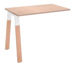 Extensión de mesa Ecla patas metal/madera