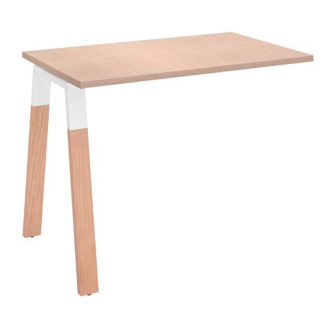 Extensión Roble 100 x 60 para mesa Manager Ecla Pata metal y madera