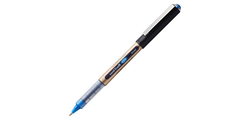 Roller balpen Uni Ball Eye met dopje punt 1 mm - brede lijn 