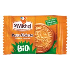 Petites galettes au bon beurre Bio St Michel - Carton de 400